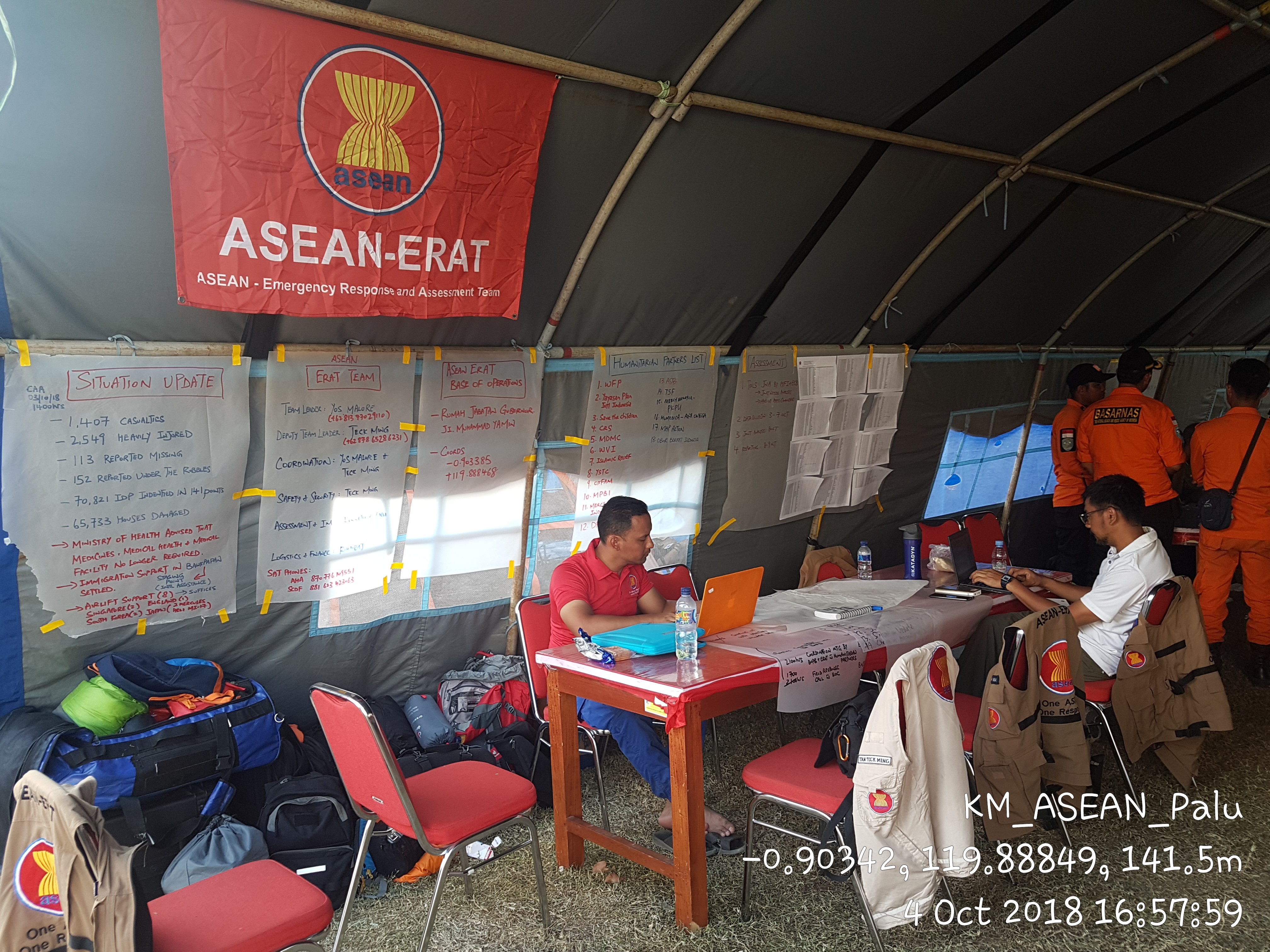 ASEAN-ERAT in Palu